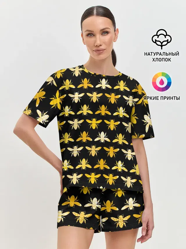 Женская пижама с шортами