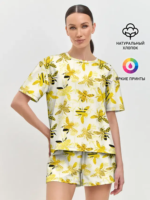 Женская пижама с шортами