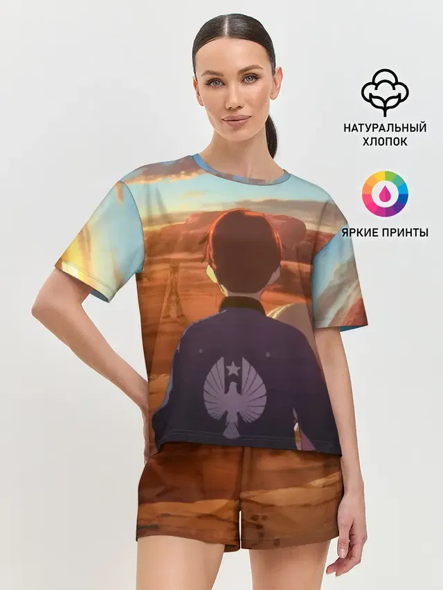 Женская пижама с шортами