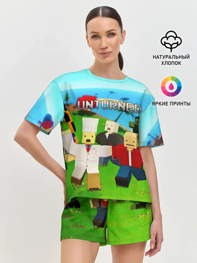 Женская пижама с шортами