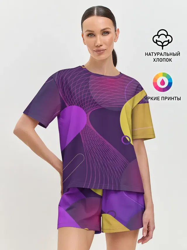 Женская пижама с шортами