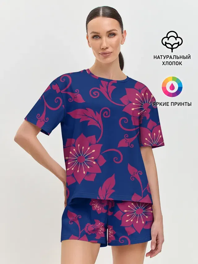Женская пижама с шортами