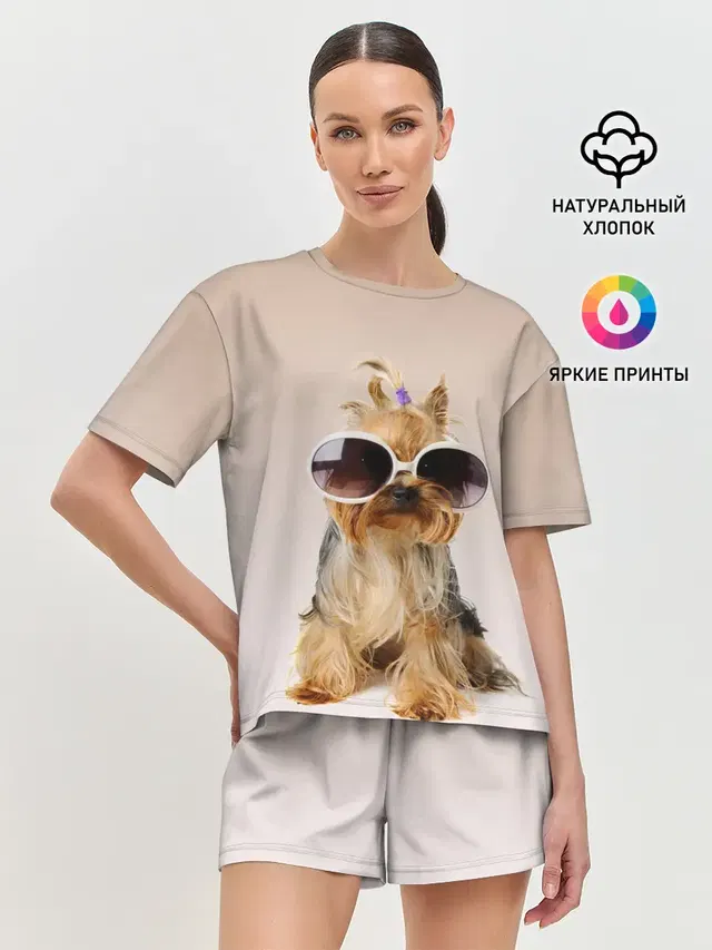 Женская пижама с шортами