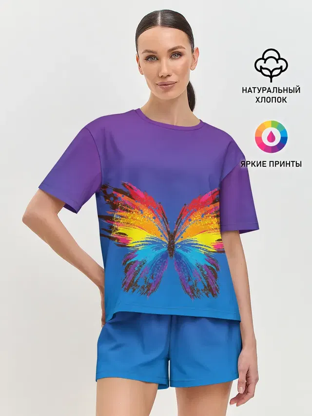 Женская пижама с шортами