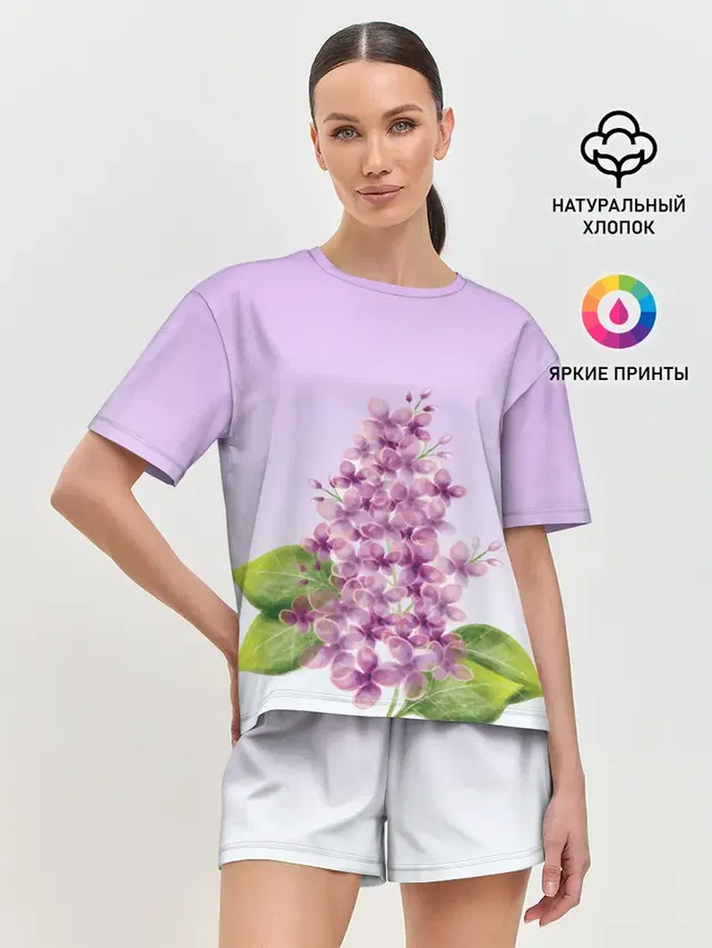 Женская пижама с шортами