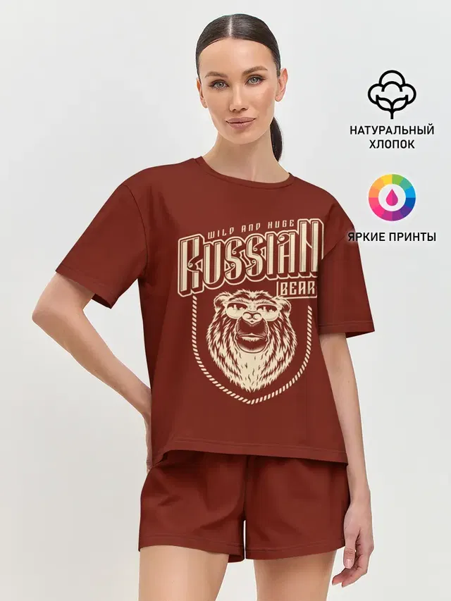 Женская пижама с шортами