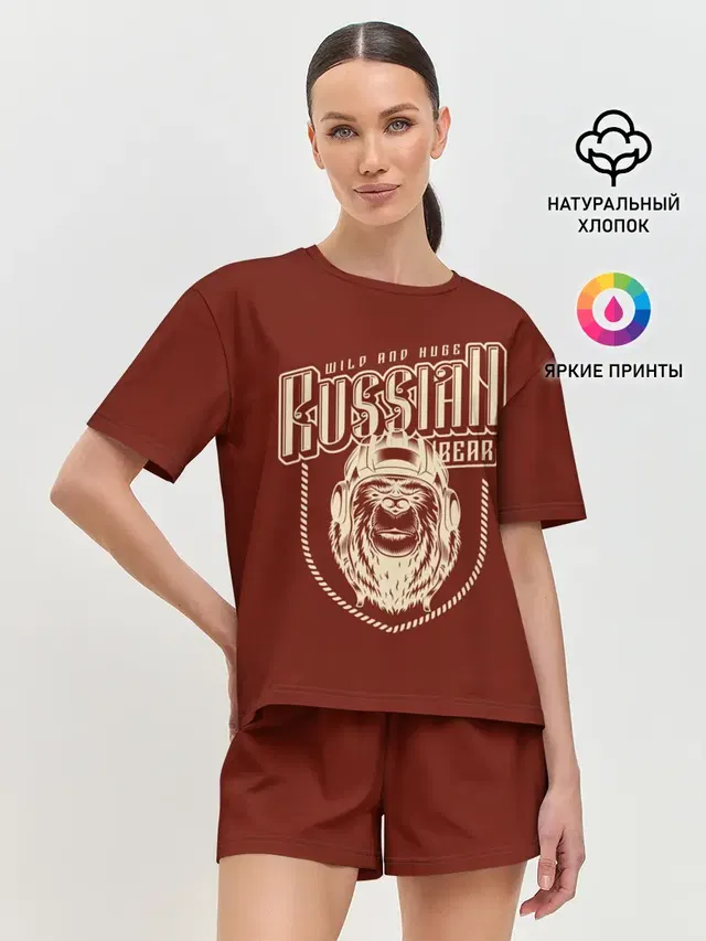 Женская пижама с шортами