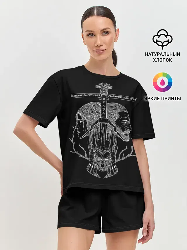 Женская пижама с шортами