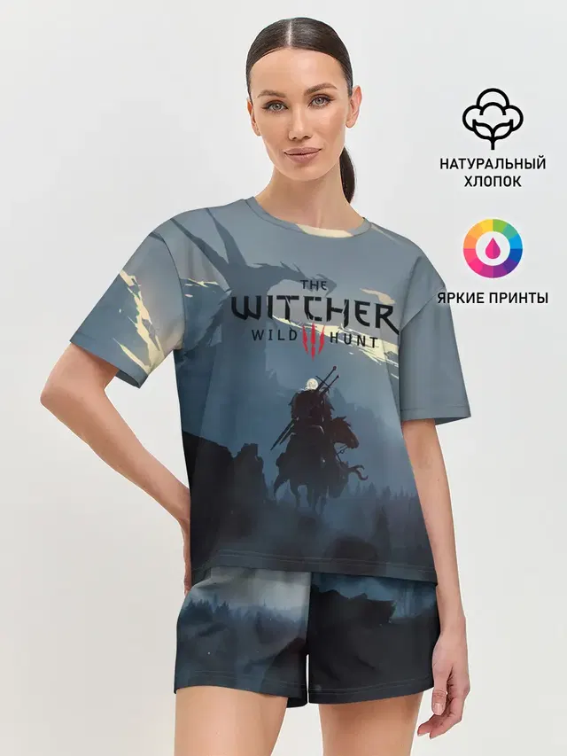 Женская пижама с шортами