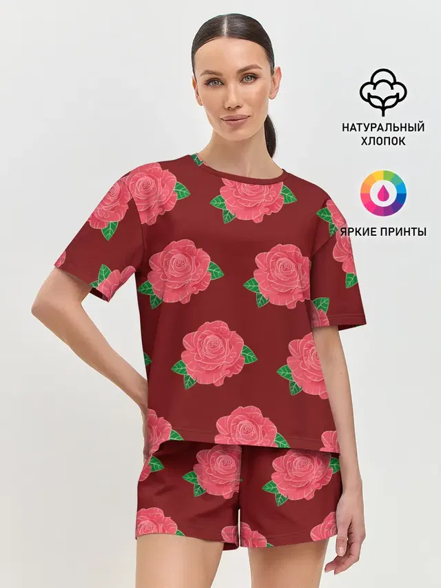 Женская пижама с шортами
