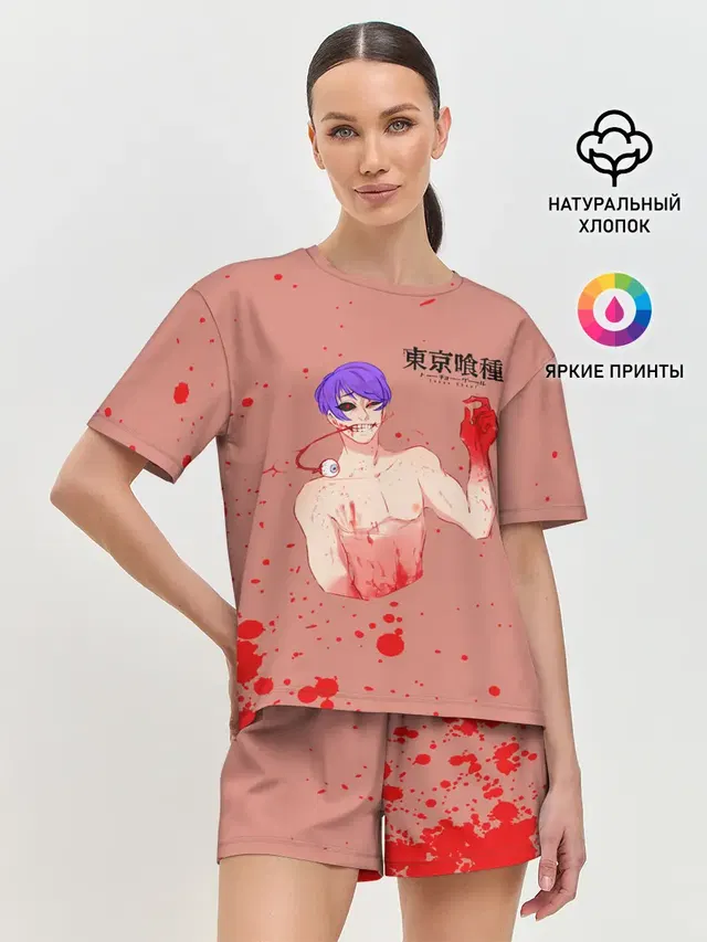 Женская пижама с шортами