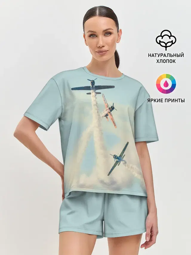Женская пижама с шортами