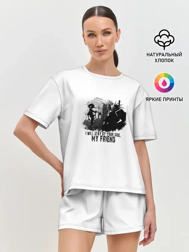 Женская пижама с шортами