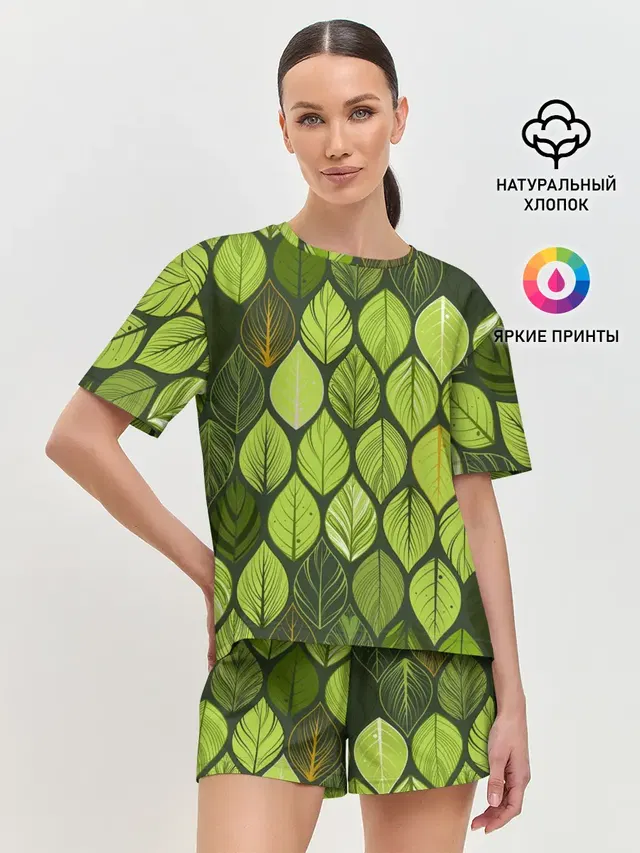 Женская пижама с шортами