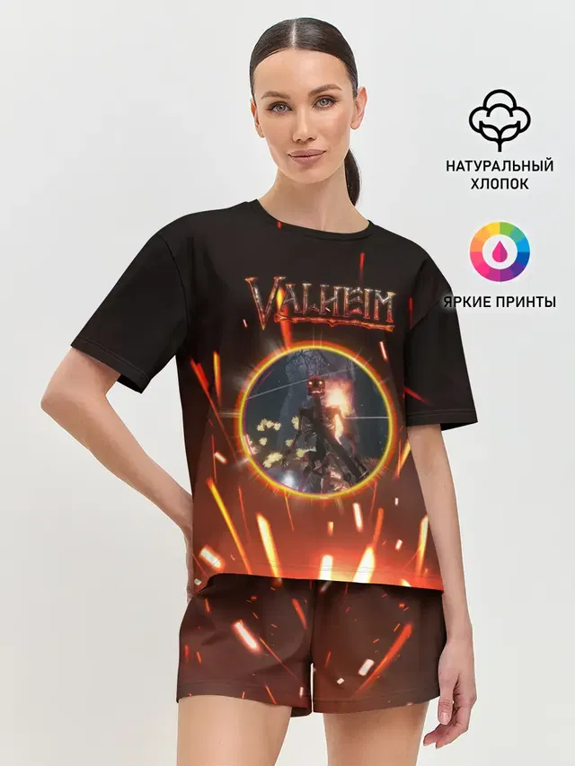 Женская пижама с шортами