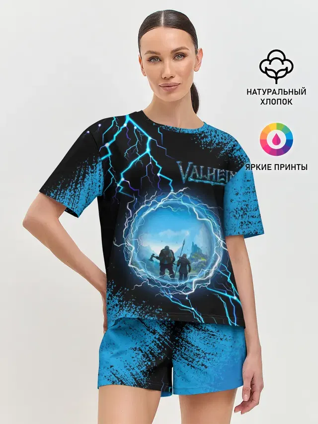 Женская пижама с шортами