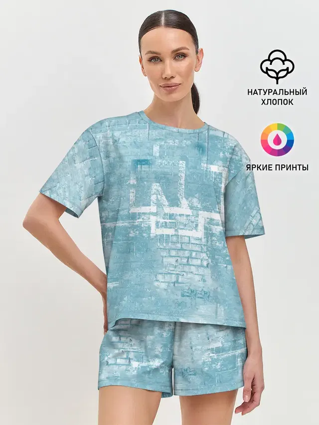 Женская пижама с шортами