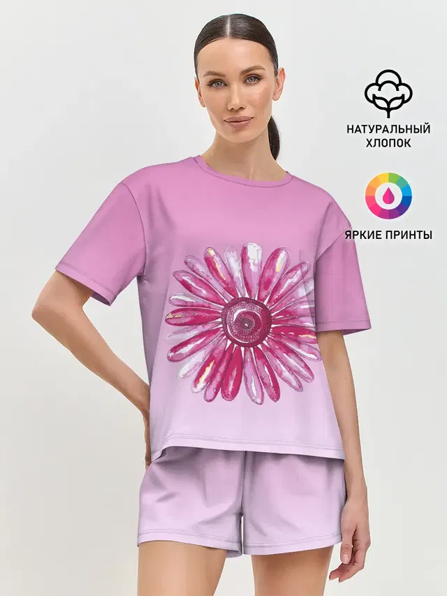 Женская пижама с шортами