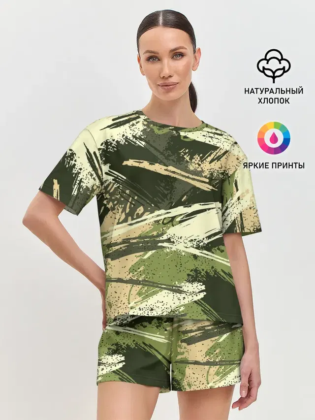 Женская пижама с шортами