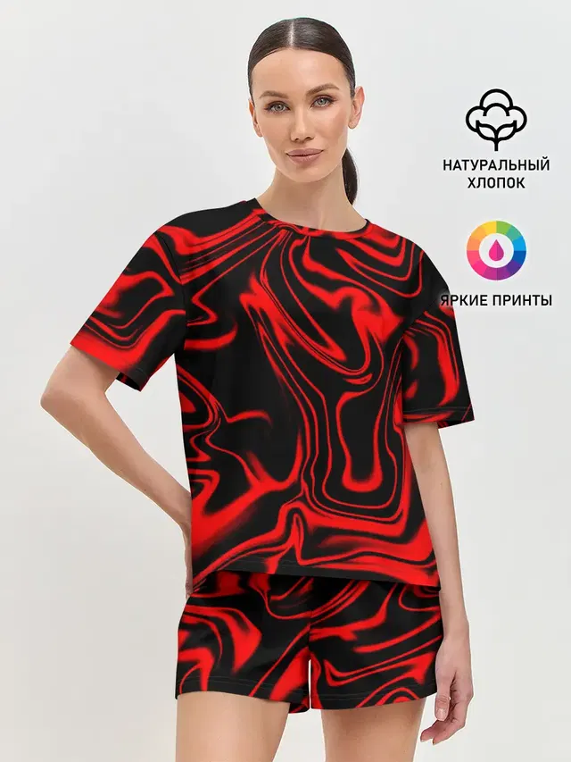 Женская пижама с шортами