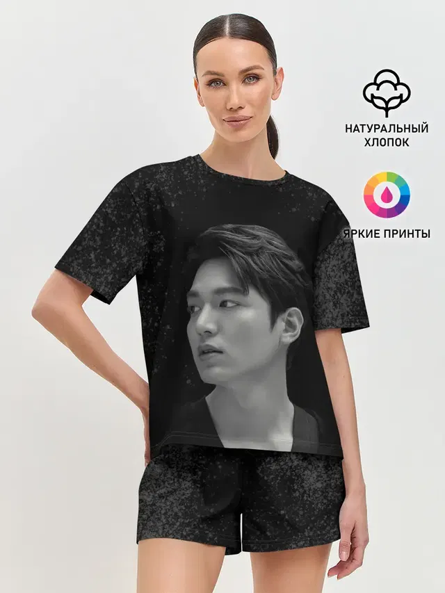 Женская пижама с шортами с принтом «Дорамы — Ли Мин Хо | Lee Min Ho»