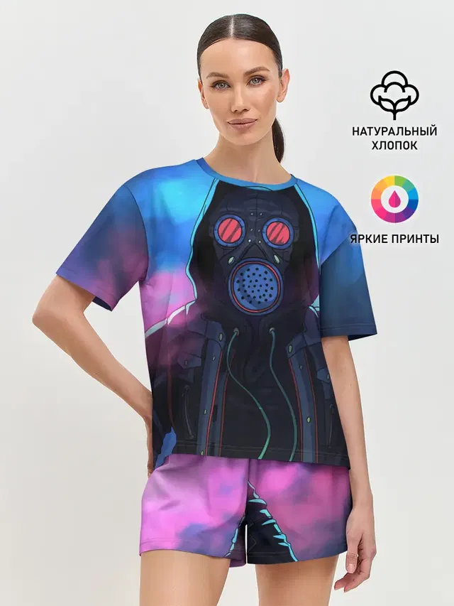 Женская пижама с шортами