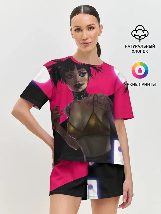 Женская пижама с шортами
