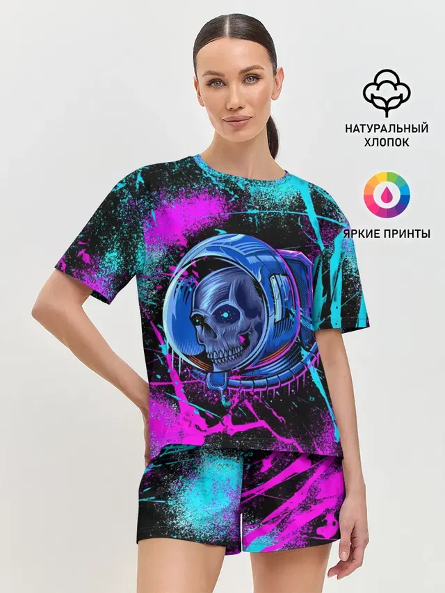 Женская пижама с шортами