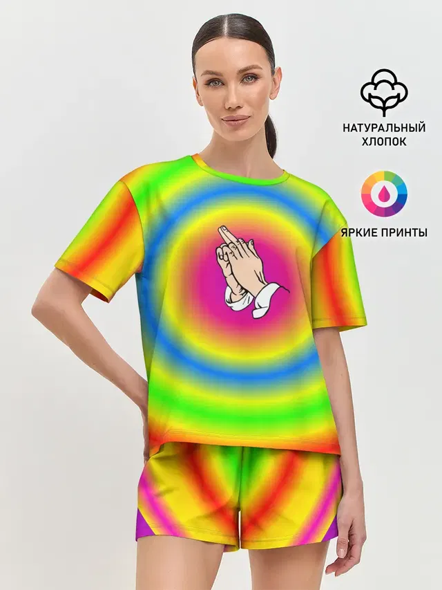 Женская пижама с шортами