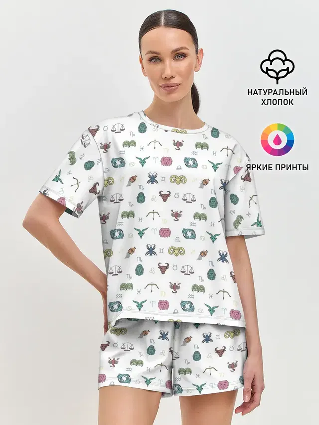 Женская пижама с шортами
