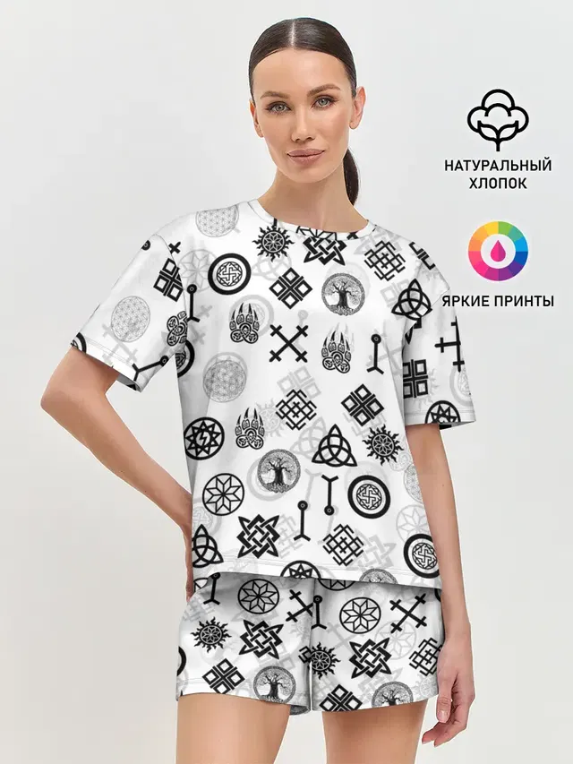 Женская пижама с шортами