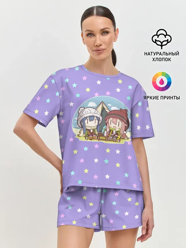Женская пижама с шортами