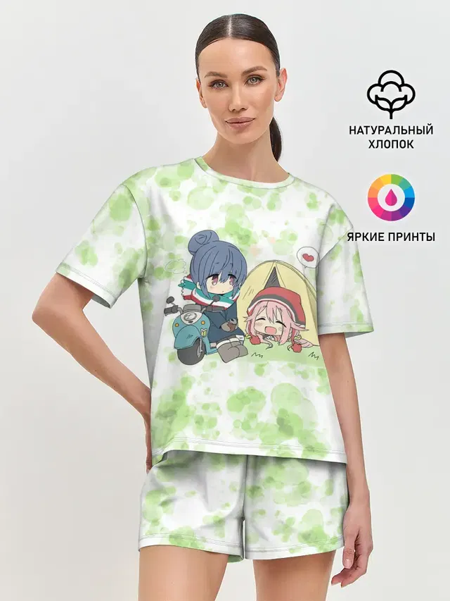 Женская пижама с шортами