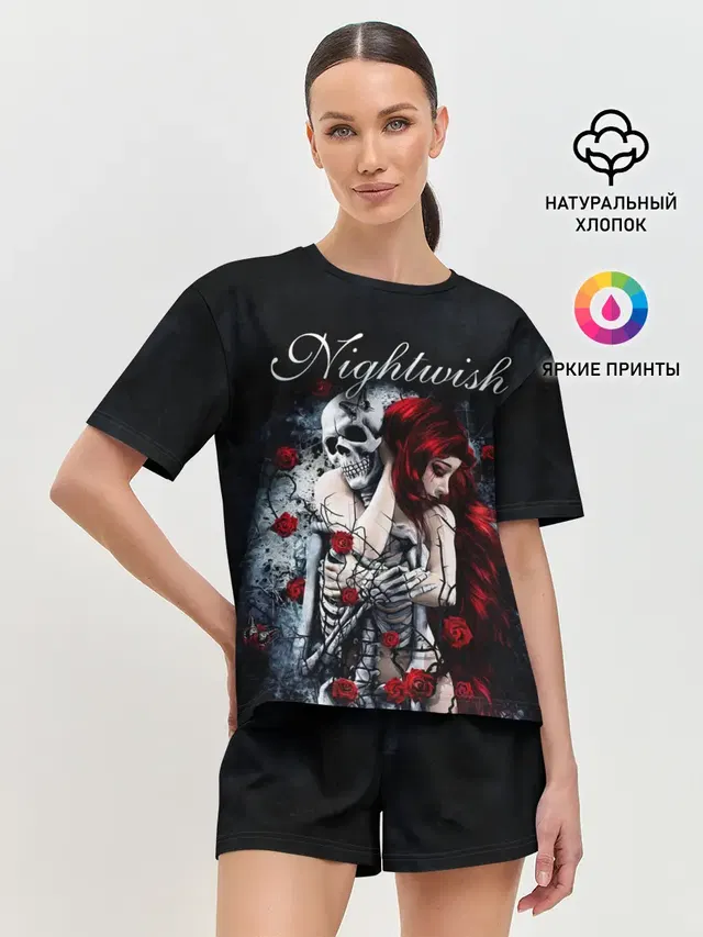Женская пижама с шортами