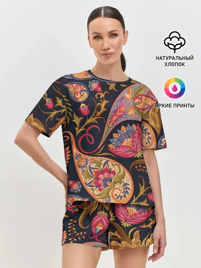 Женская пижама с шортами