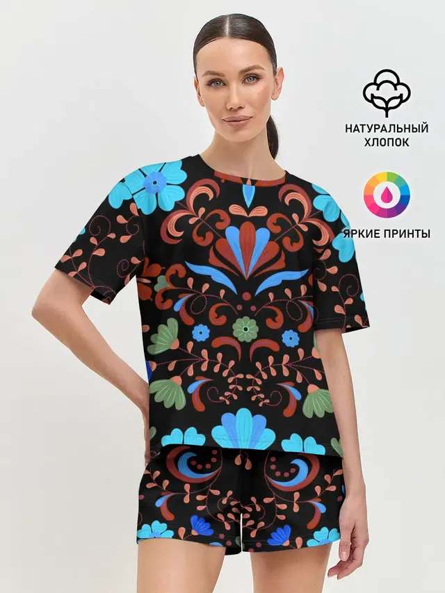Женская пижама с шортами