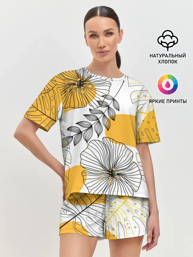 Женская пижама с шортами