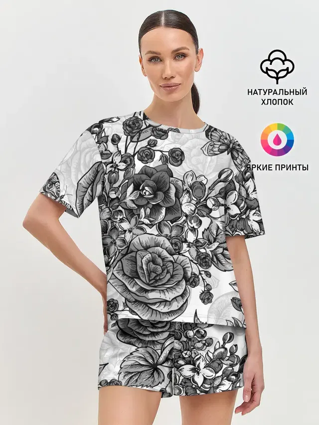 Женская пижама с шортами