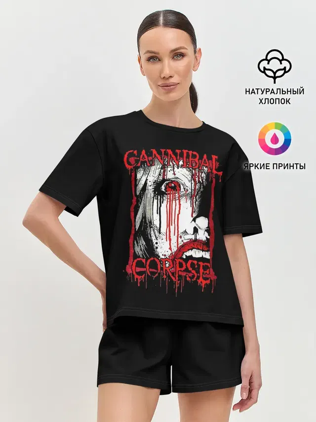 Женская пижама с шортами