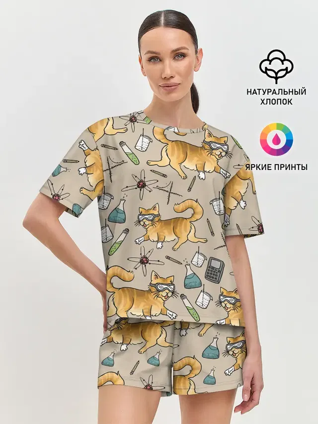 Женская пижама с шортами