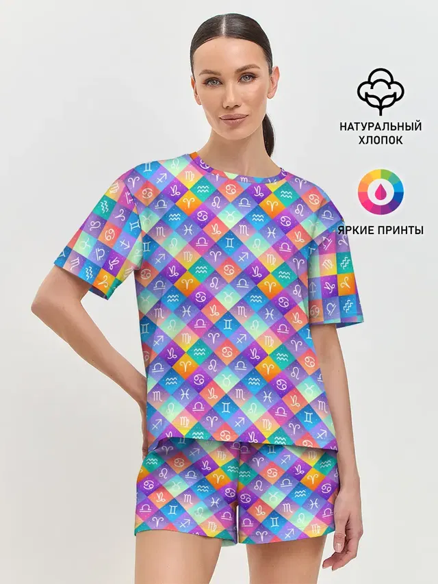 Женская пижама с шортами