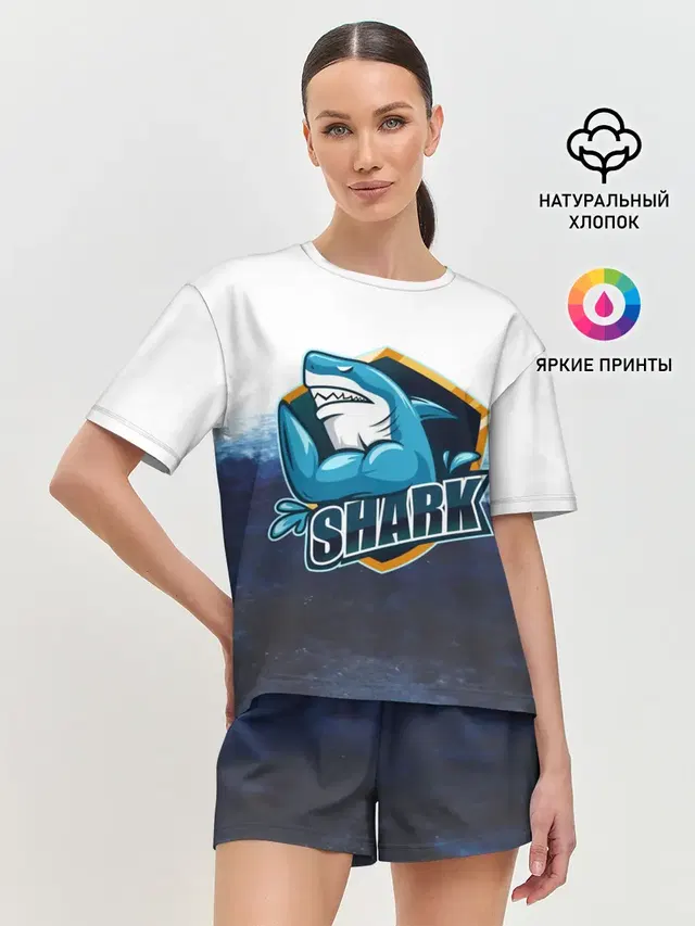 Женская пижама с шортами