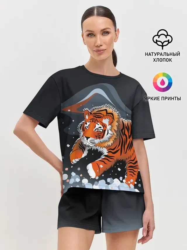 Женская пижама с шортами