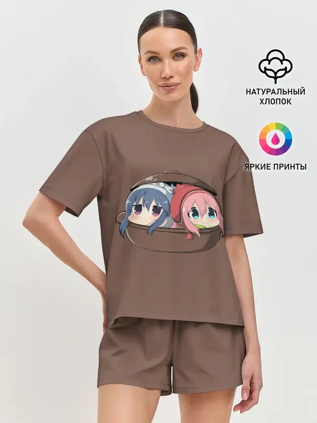 Женская пижама с шортами
