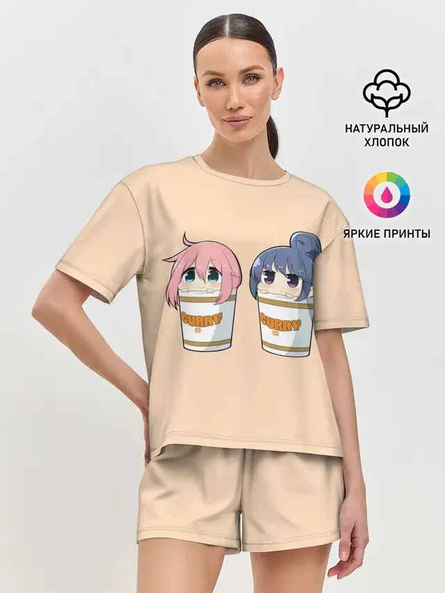 Женская пижама с шортами