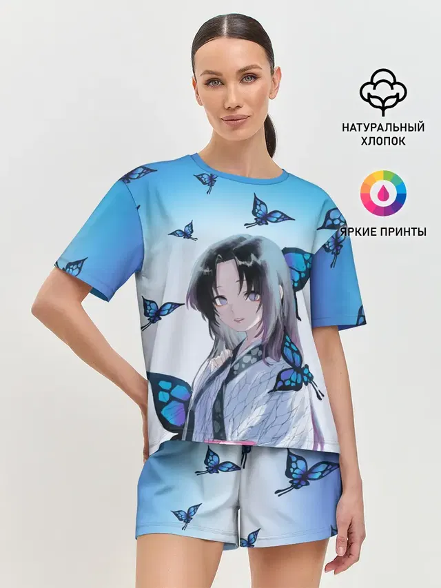 Женская пижама с шортами
