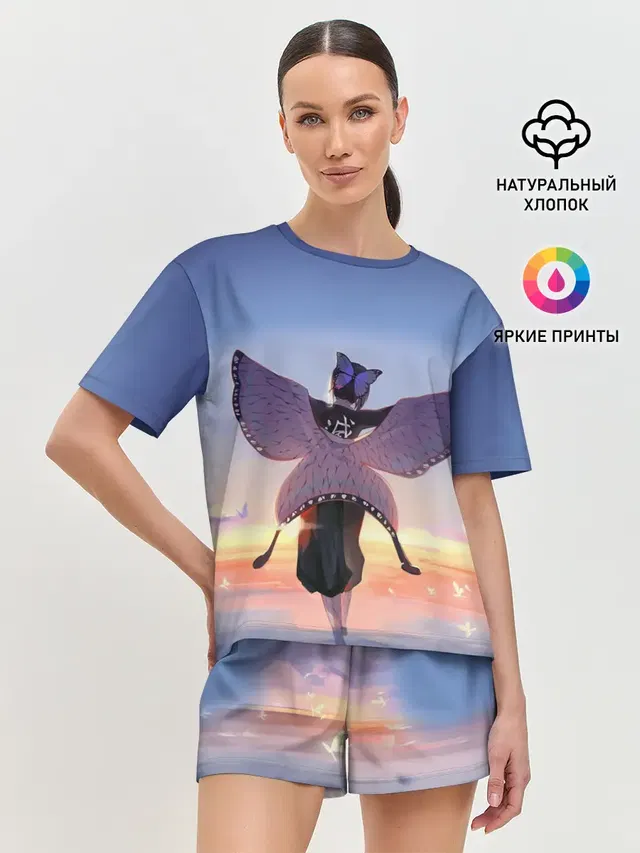 Женская пижама с шортами