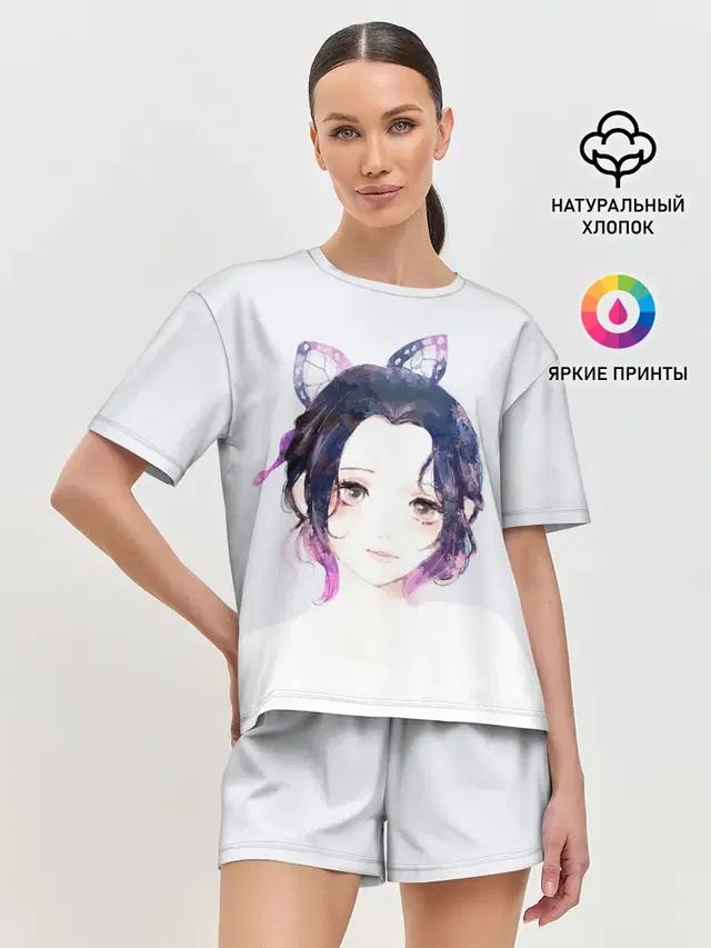 Женская пижама с шортами