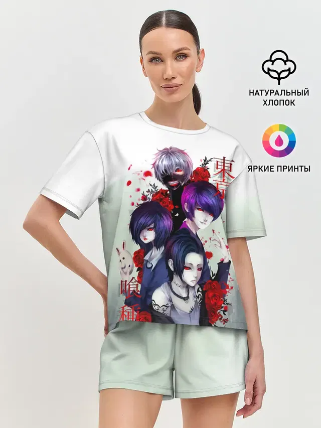 Женская пижама с шортами