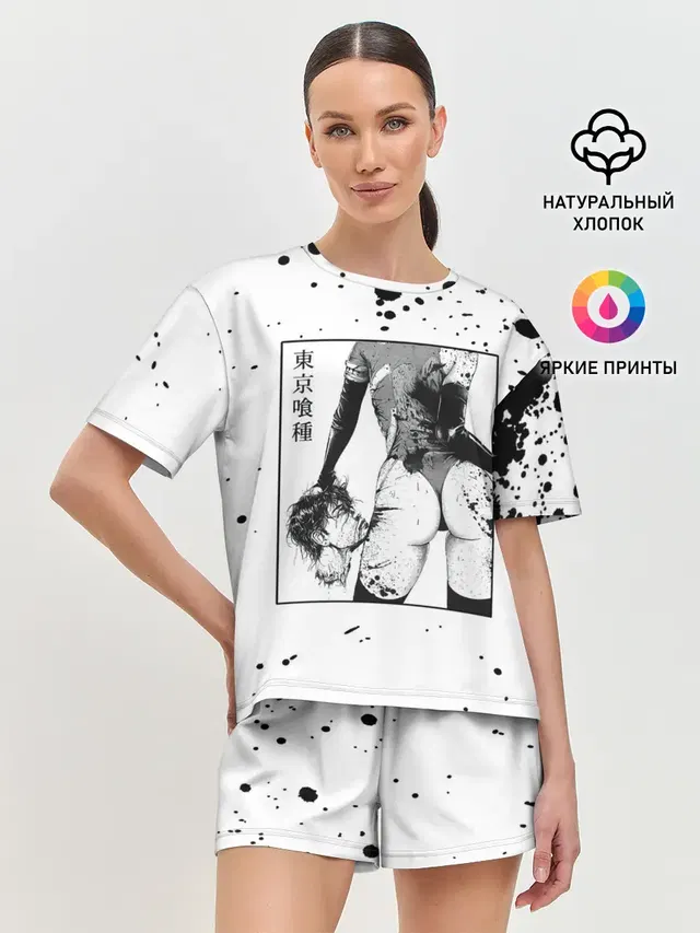 Женская пижама с шортами